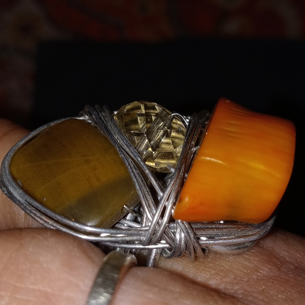 Rings...some with real gemstones
